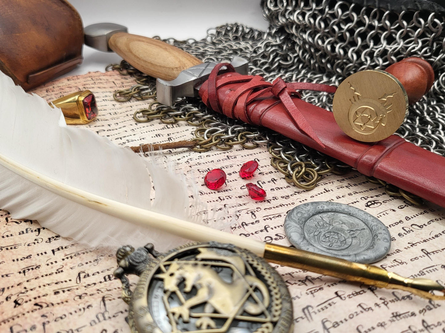 Full Metal Alchemist - Ouroboros - Brass Sealing Stamp - NobleSeals