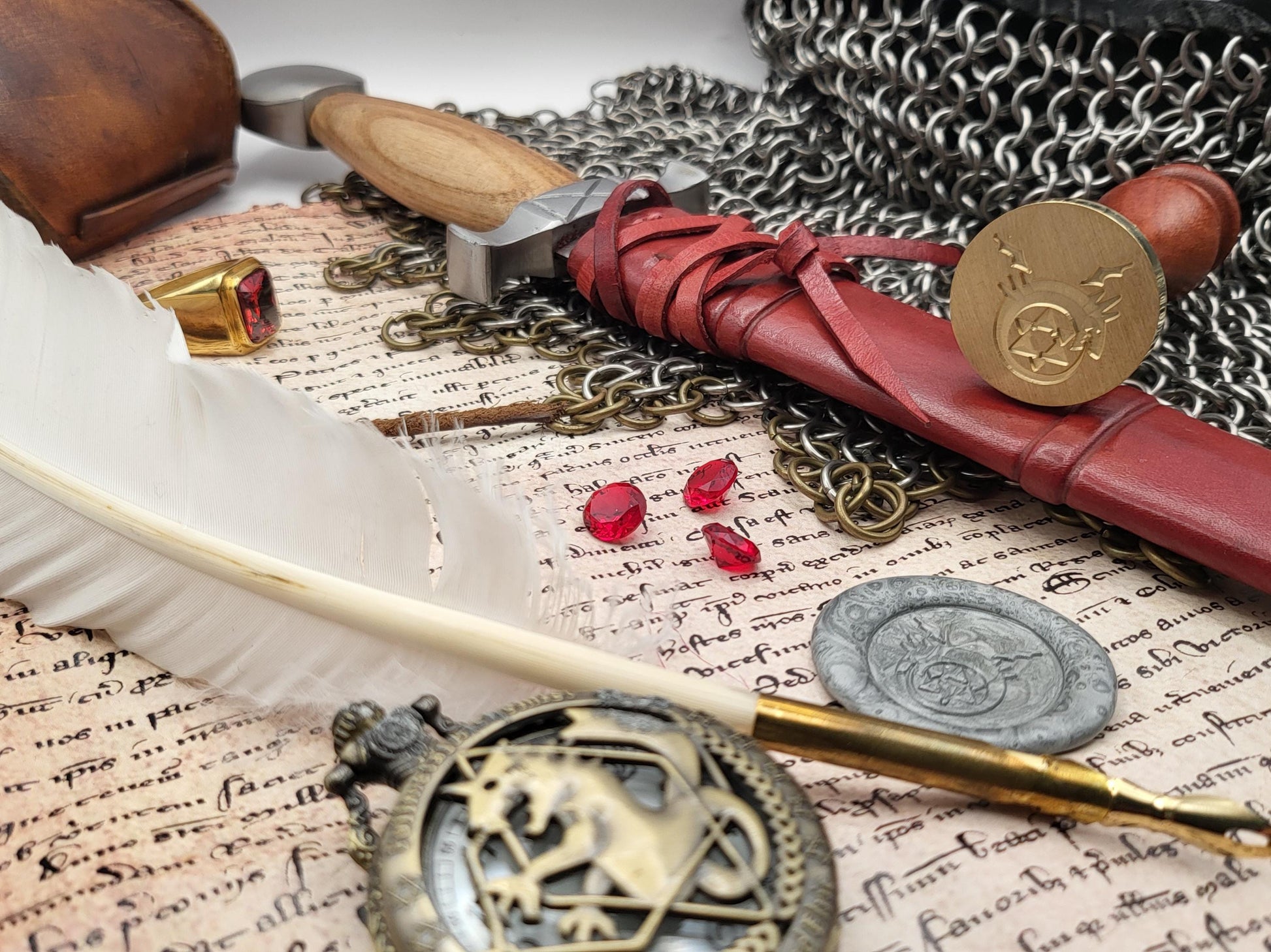 Full Metal Alchemist - Ouroboros - Brass Sealing Stamp - NobleSeals