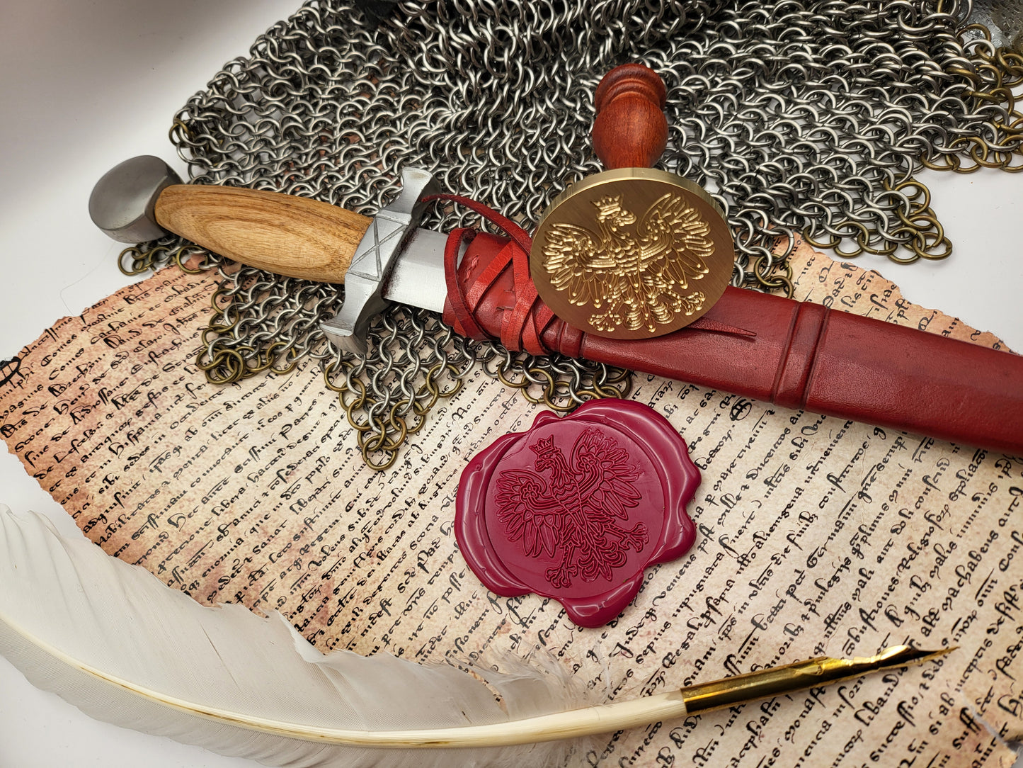 Coat of Arms of Poland -  Wax Seal Stamp