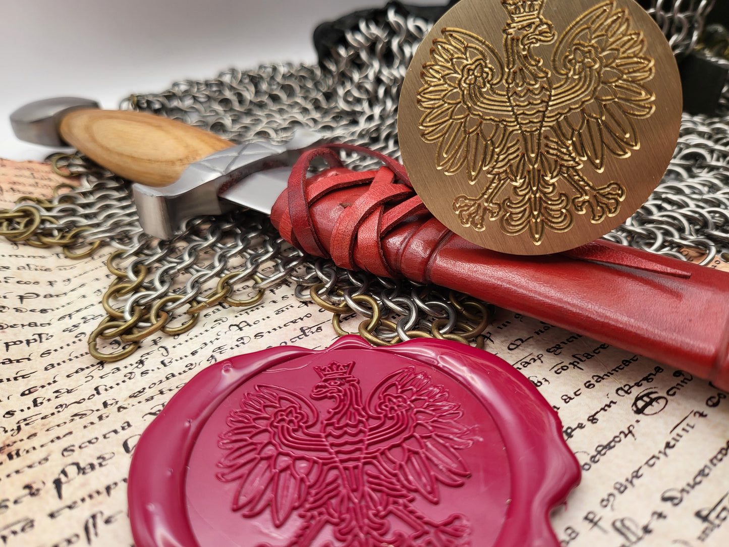Coat of Arms of Poland -  Wax Seal Stamp