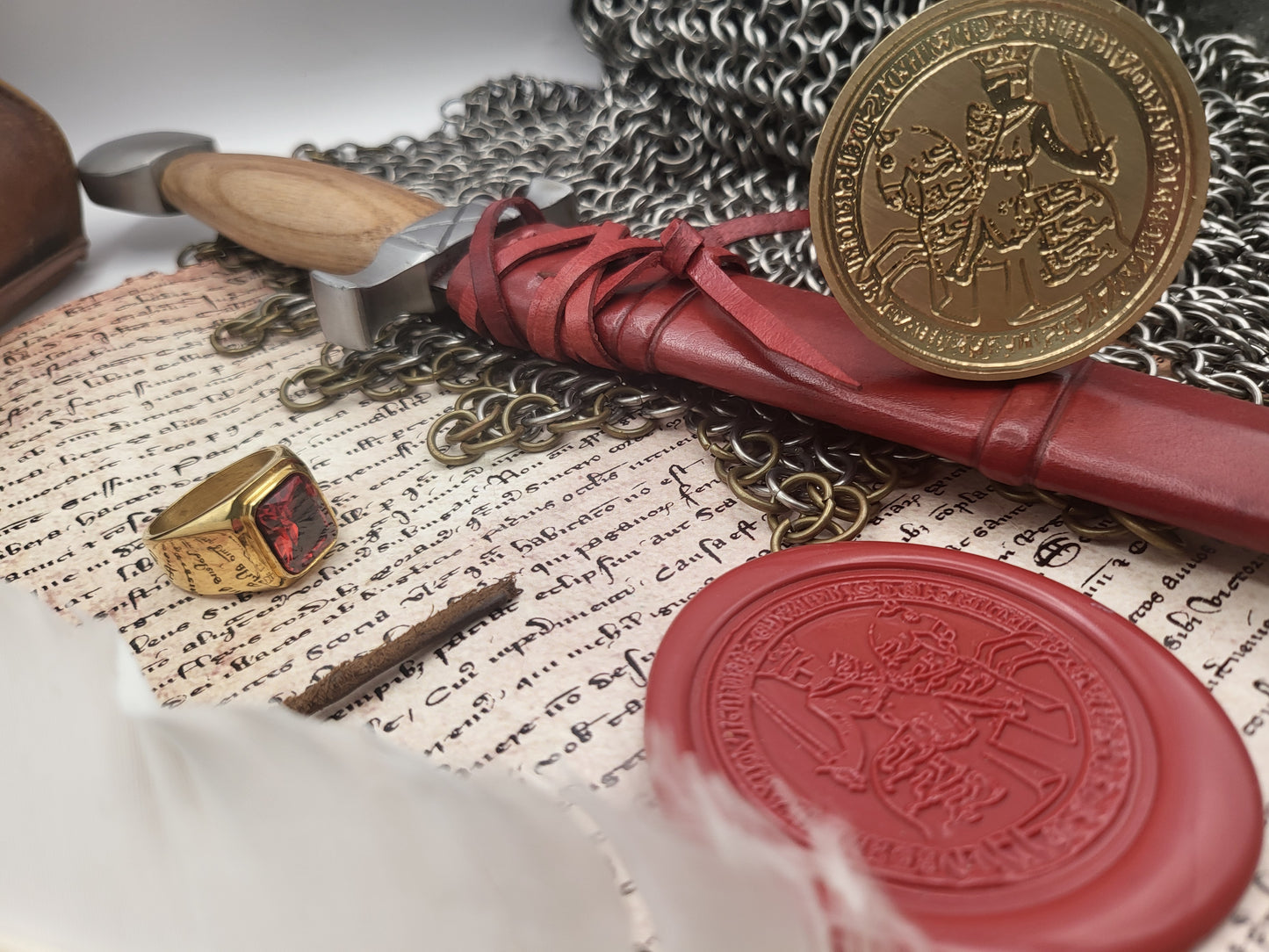 Edward the 1st "Longshanks", King of England - 13th Century Historical Wax Seal