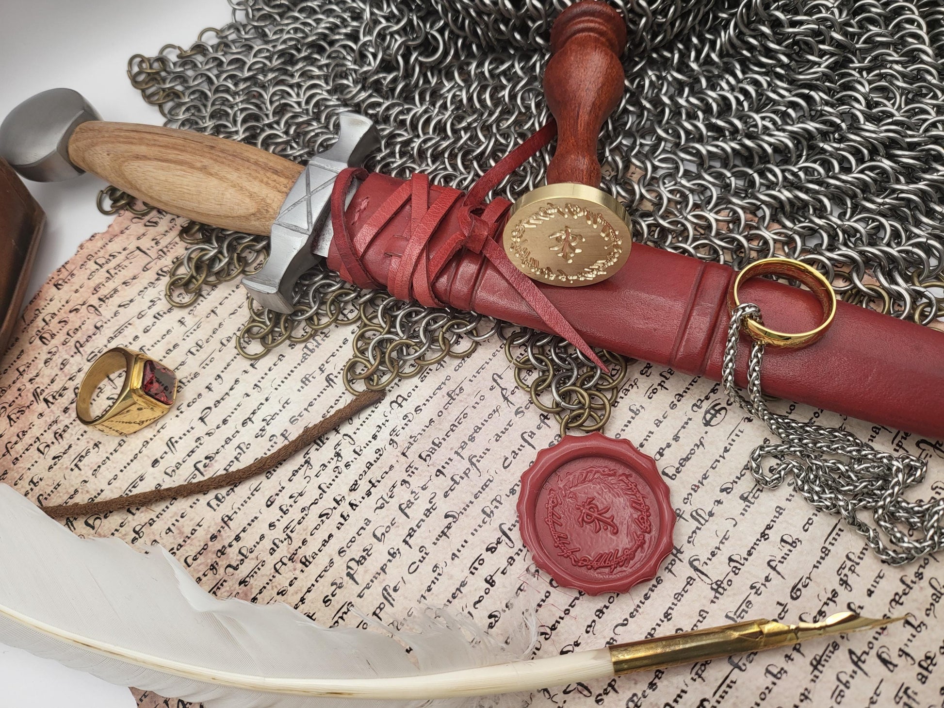 The Lord of the Rings - One Ring to Rule Them All - Tolkien Wax Stamp - NobleSeals