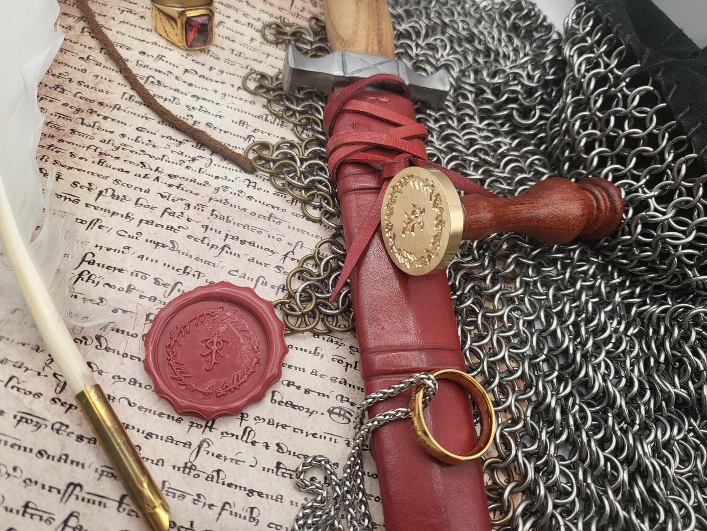 The Lord of the Rings - One Ring to Rule Them All - Tolkien Wax Stamp - NobleSeals