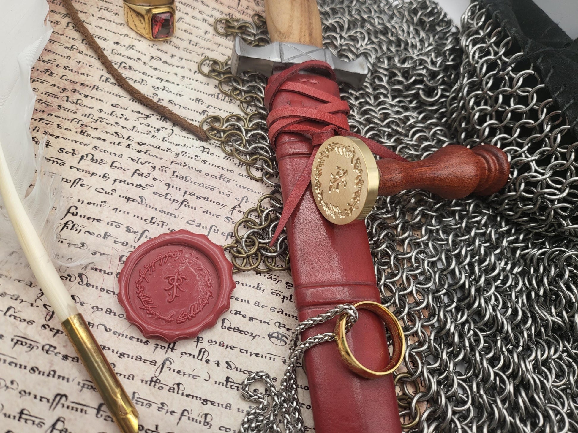 The Lord of the Rings - One Ring to Rule Them All - Tolkien Wax Stamp - NobleSeals