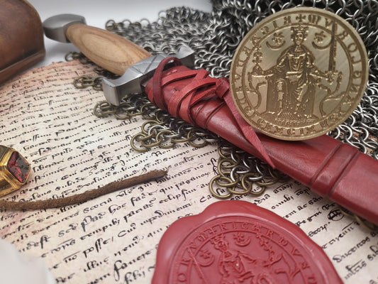 Richard I "The Lionheart" of England - Historical Wax Seal from the 12th Century - NobleSeals