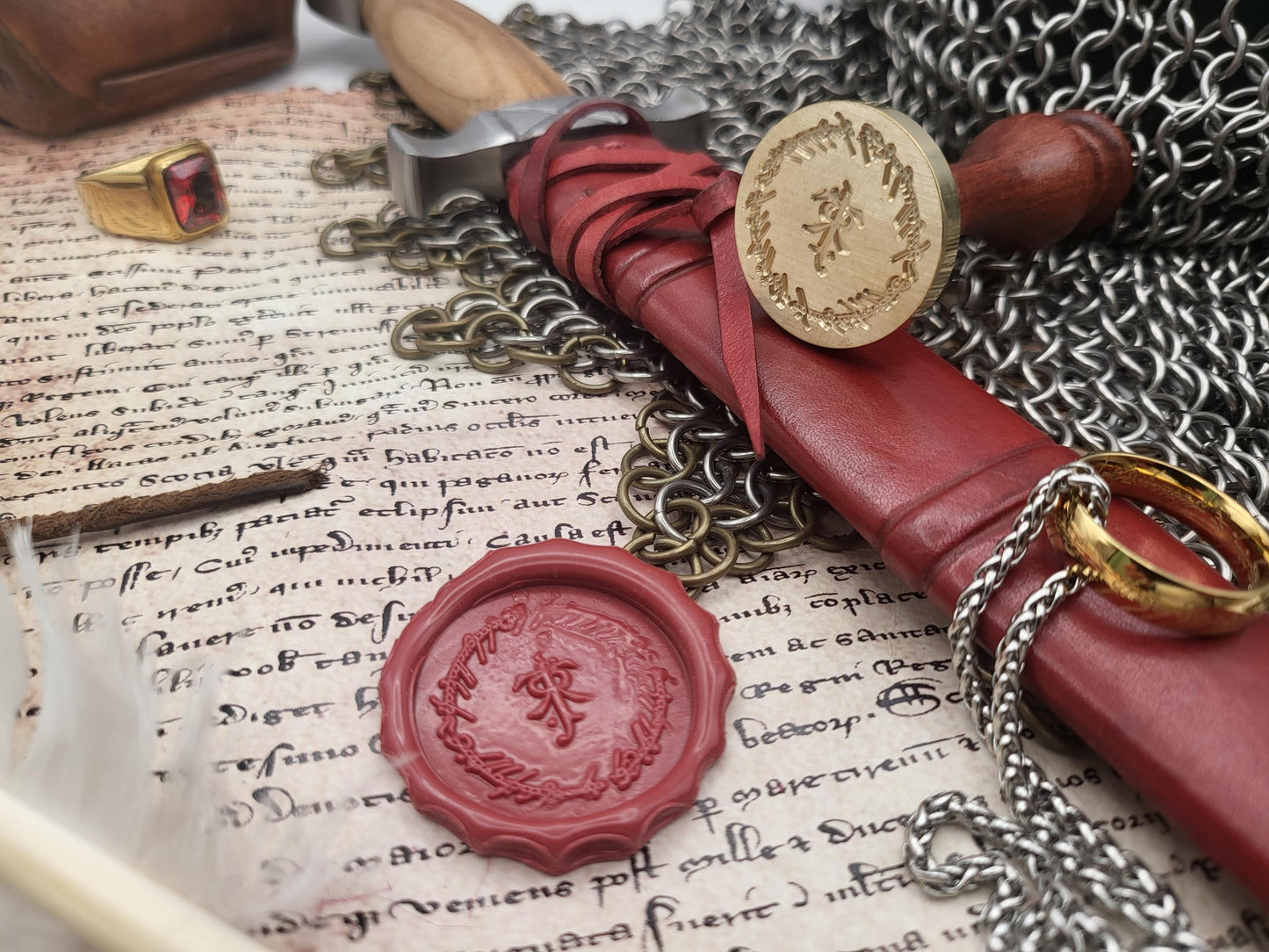 The Lord of the Rings - One Ring to Rule Them All - Tolkien Wax Stamp - NobleSeals