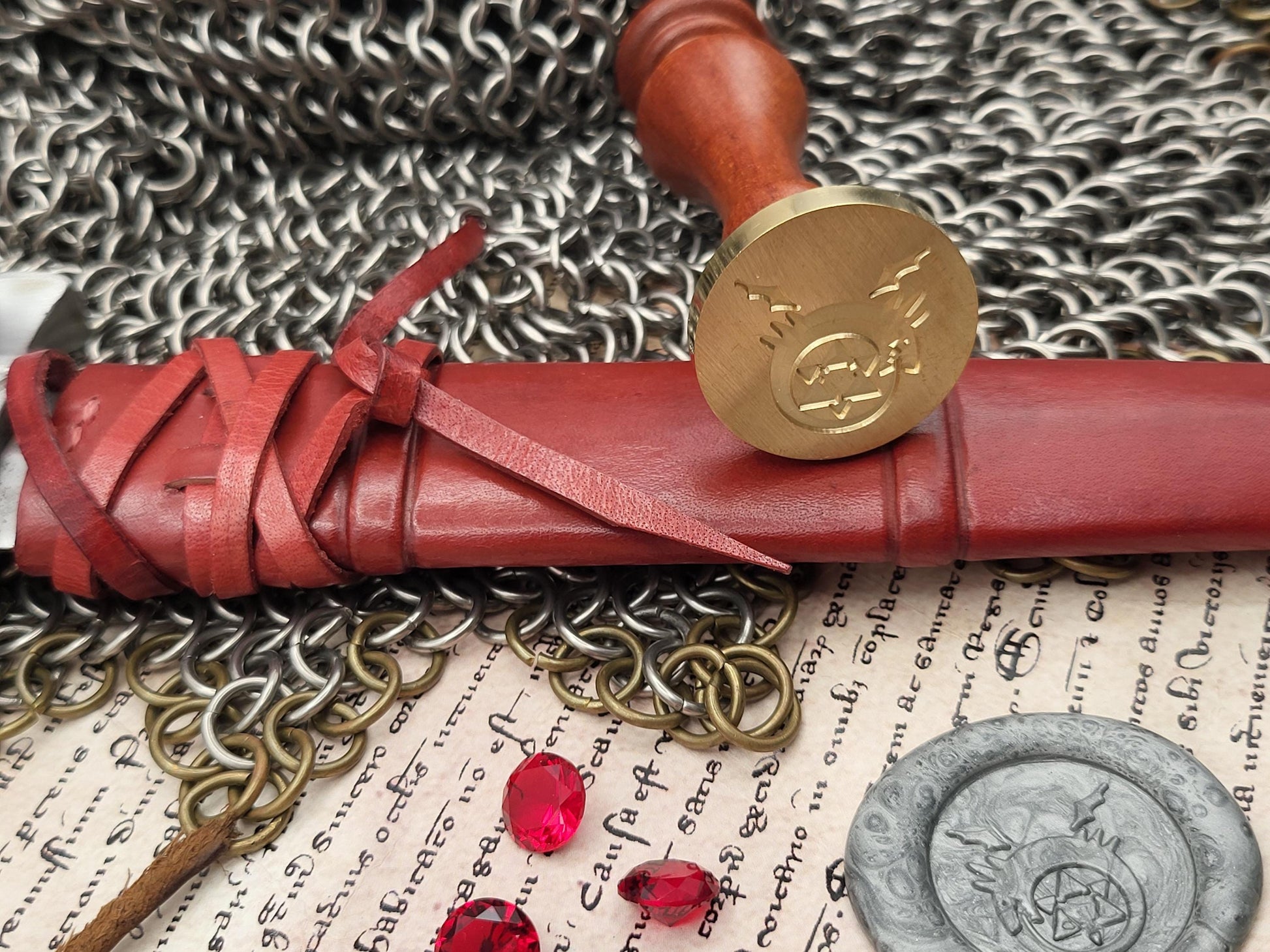 Full Metal Alchemist - Ouroboros - Brass Sealing Stamp - NobleSeals