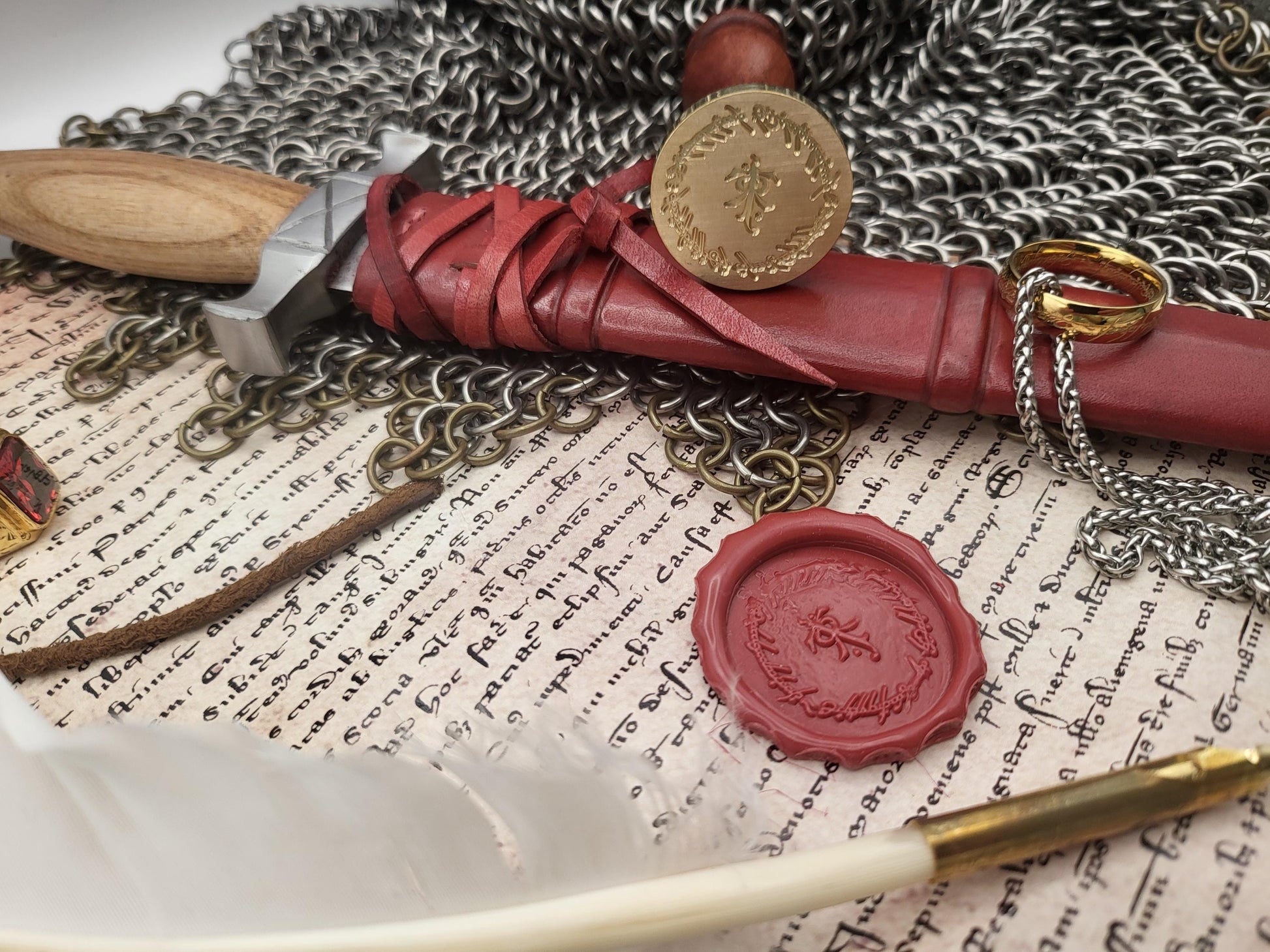 The Lord of the Rings - One Ring to Rule Them All - Tolkien Wax Stamp - NobleSeals