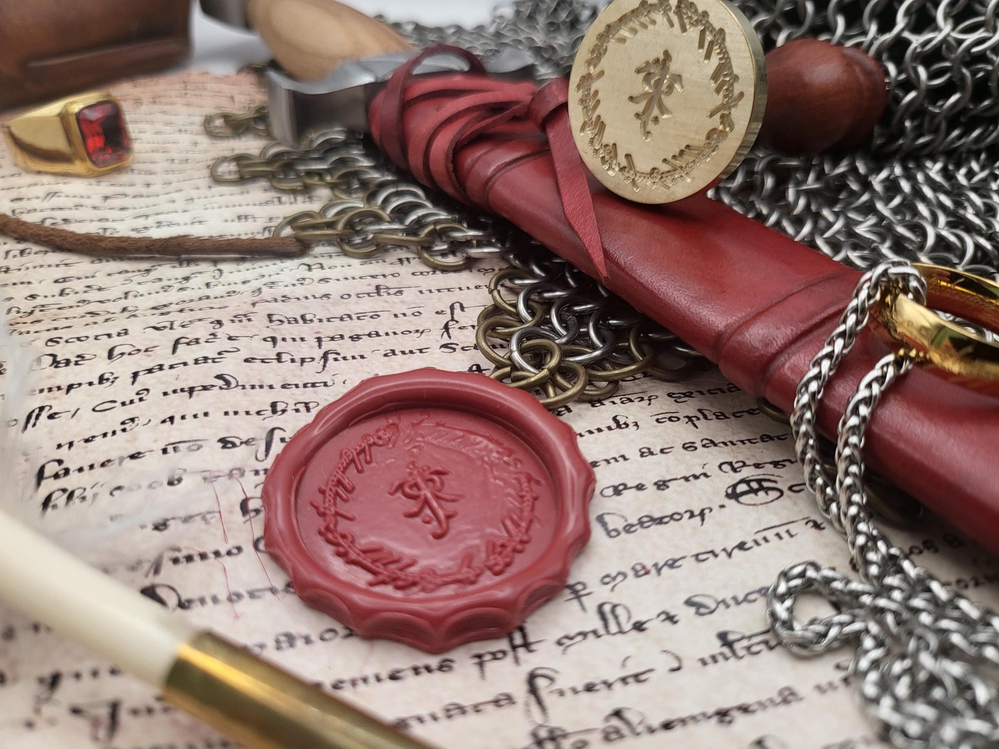 The Lord of the Rings - One Ring to Rule Them All - Tolkien Wax Stamp - NobleSeals