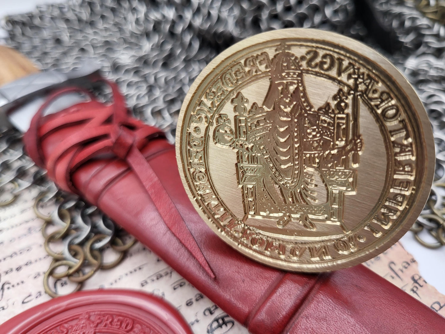Frederick I Barbarossa - Holy Roman Emperor - Historical Wax Seal from the 12th Century - NobleSeals