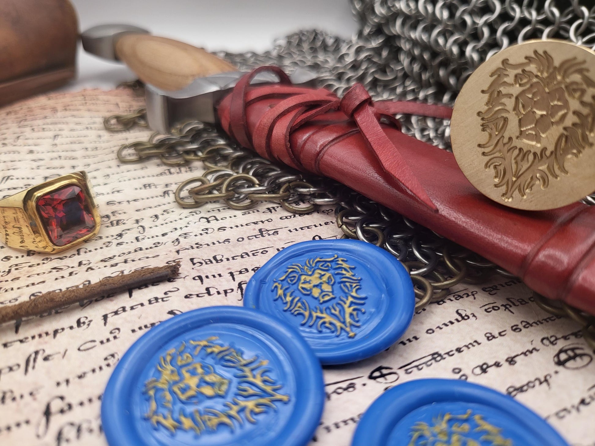 World of Warcraft - Kingdom of Stormwind and Alliance Coat of Arms - Wax Seal - NobleSeals