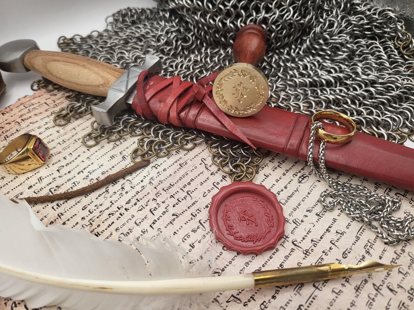 The Lord of the Rings - One Ring to Rule Them All - Tolkien Wax Stamp - NobleSeals