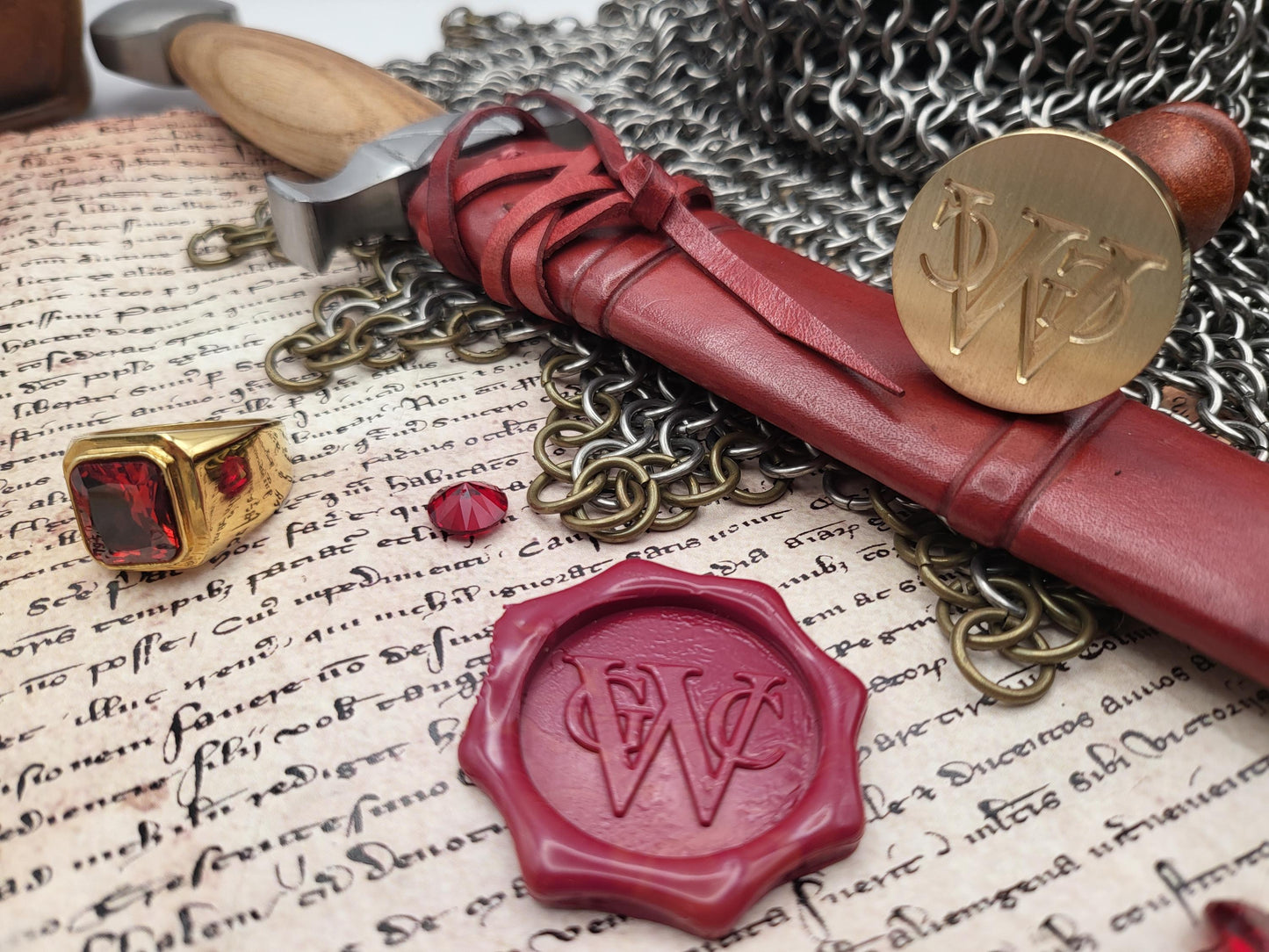 Dutch West India Company - Geoctroyeerde Westindische Compagnie - WIC - Historical Wax Seal from the 17th Century