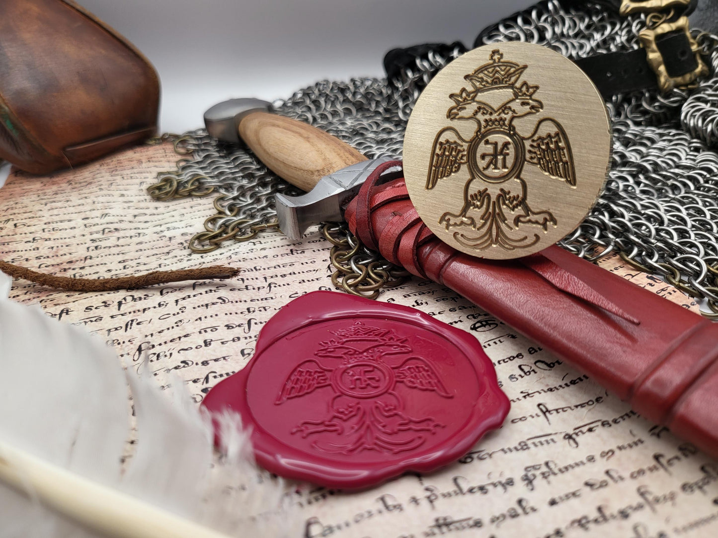Michael VIII Palaiologos - Byzantine Empire - Historical Wax Seal Stamp from the 13th Century - NobleSeals