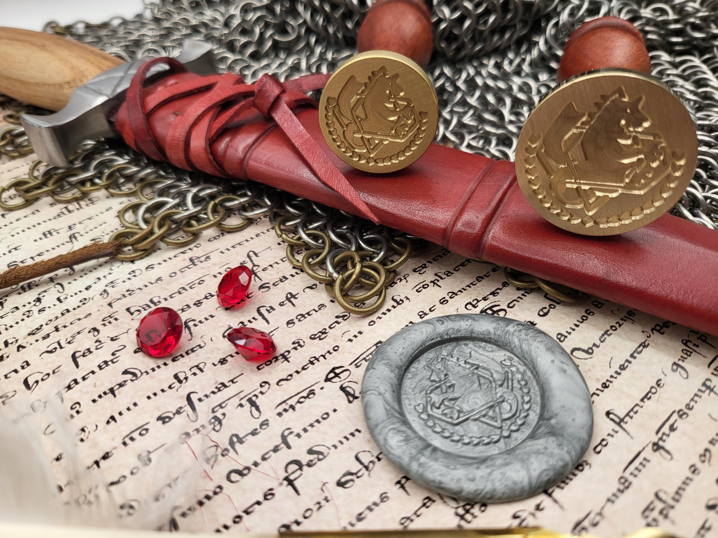 Full Metal Alchemist - State Alchemist Crest - Brass Sealing Stamp - NobleSeals