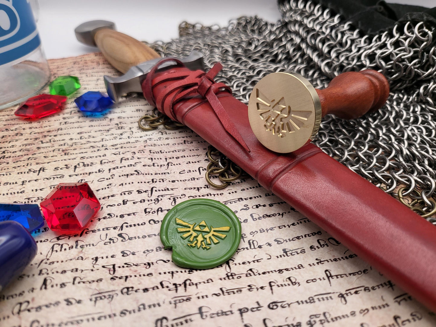 The Legend of Zelda: Ocarina of Time - Royal Hylian Crest Wax Seal - NobleSeals