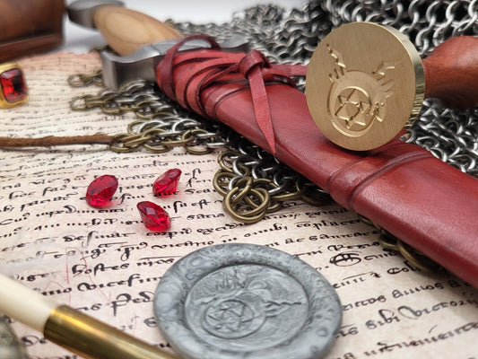 Full Metal Alchemist - Ouroboros - Brass Sealing Stamp - NobleSeals