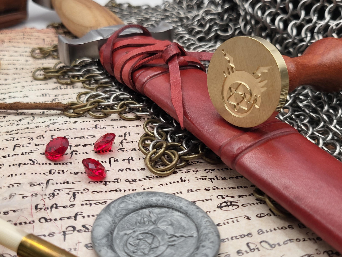 Full Metal Alchemist - Ouroboros - Brass Sealing Stamp - NobleSeals