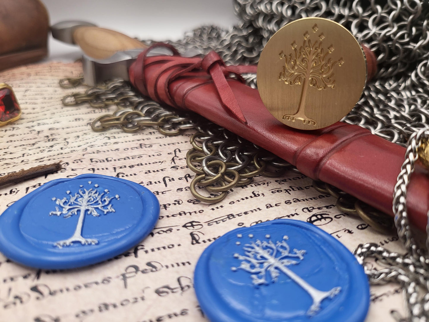 The Lord of the Rings - The White Tree of Gondor - Royal Wax Wedding Seal
