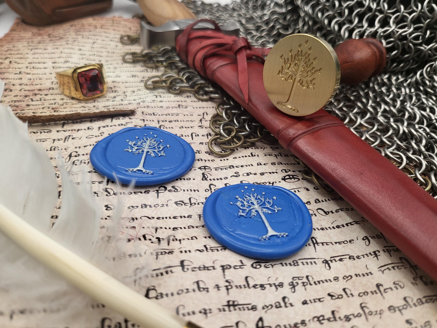 The Lord of the Rings - The White Tree of Gondor - Royal Wax Wedding Seal
