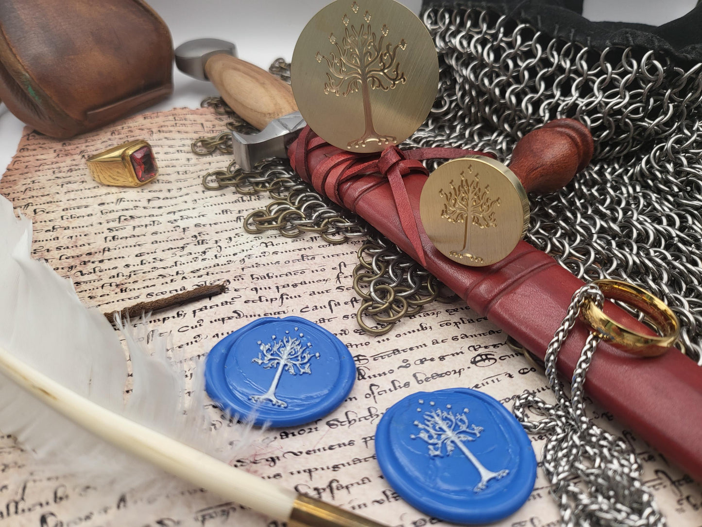 The Lord of the Rings - The White Tree of Gondor - Royal Wax Wedding Seal