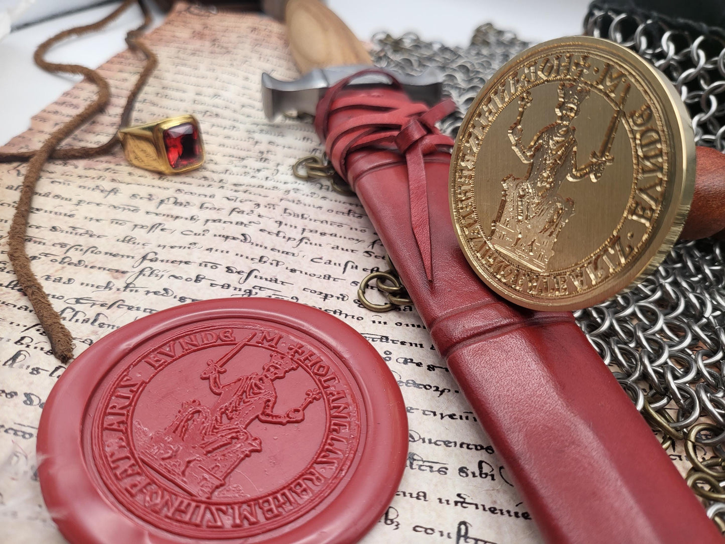 William "the Conqueror", Duke of Normandy - Historical Wax Seal from the 11th Century