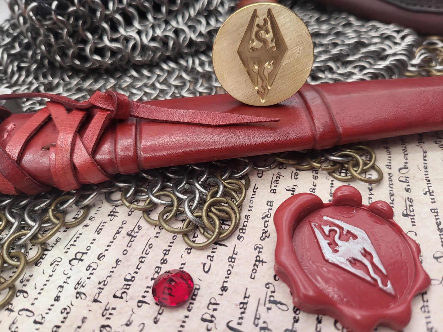 The Elder Scrolls V: Skyrim - Seal of Akatosh - Wax Seal Stamp