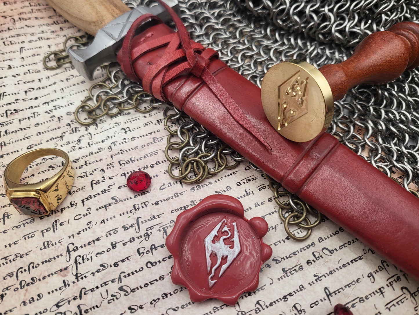The Elder Scrolls V: Skyrim - Seal of Akatosh - Wax Seal Stamp