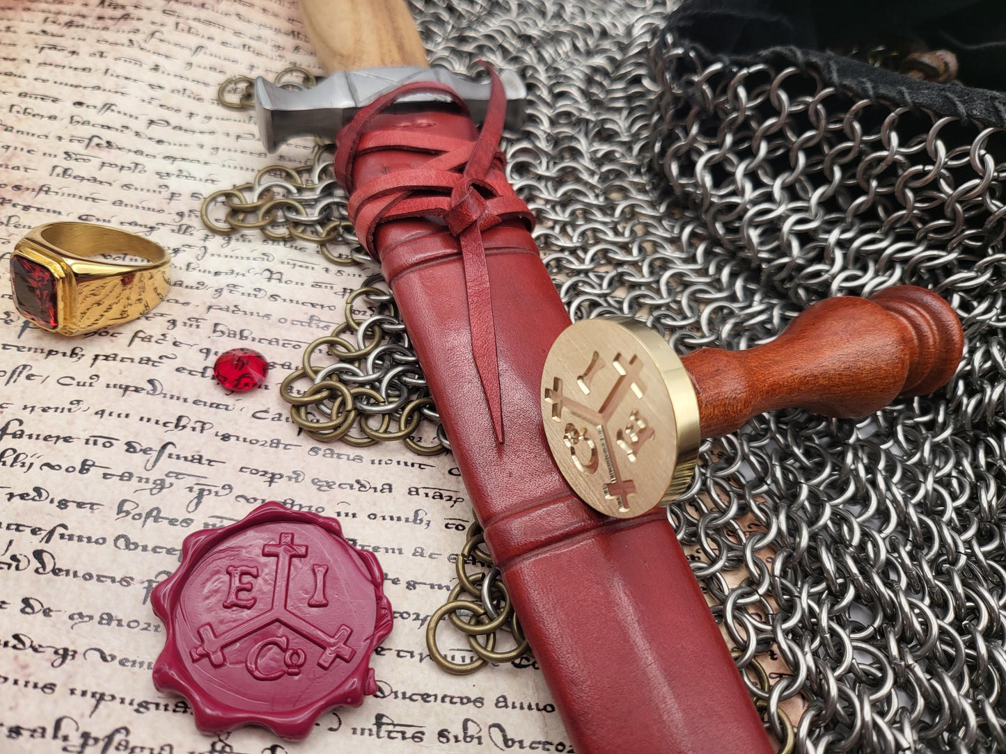 British East India Company - Honourable East India Company - HEIC - Historical Wax Seal from the 17th Century