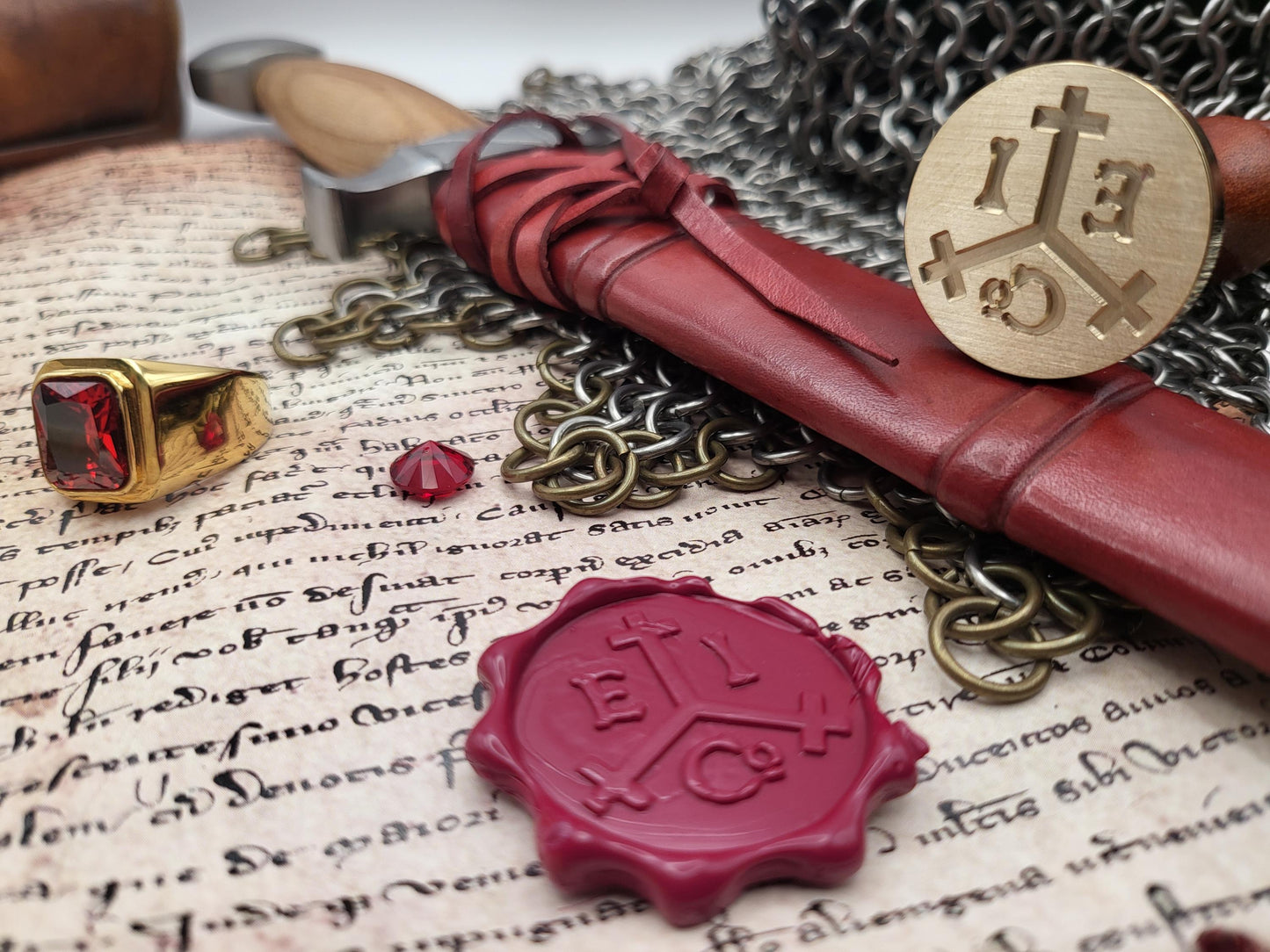 British East India Company - Honourable East India Company - HEIC - Historical Wax Seal from the 17th Century