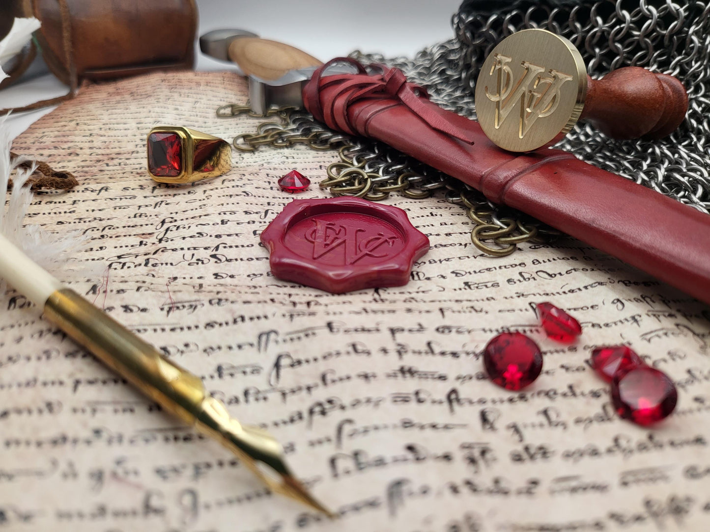 Dutch West India Company - Geoctroyeerde Westindische Compagnie - WIC - Historical Wax Seal from the 17th Century