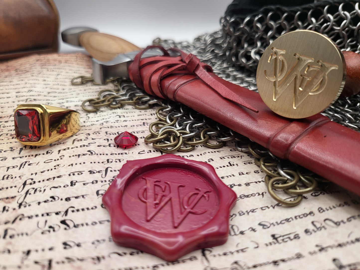 Dutch West India Company - Geoctroyeerde Westindische Compagnie - WIC - Historical Wax Seal from the 17th Century