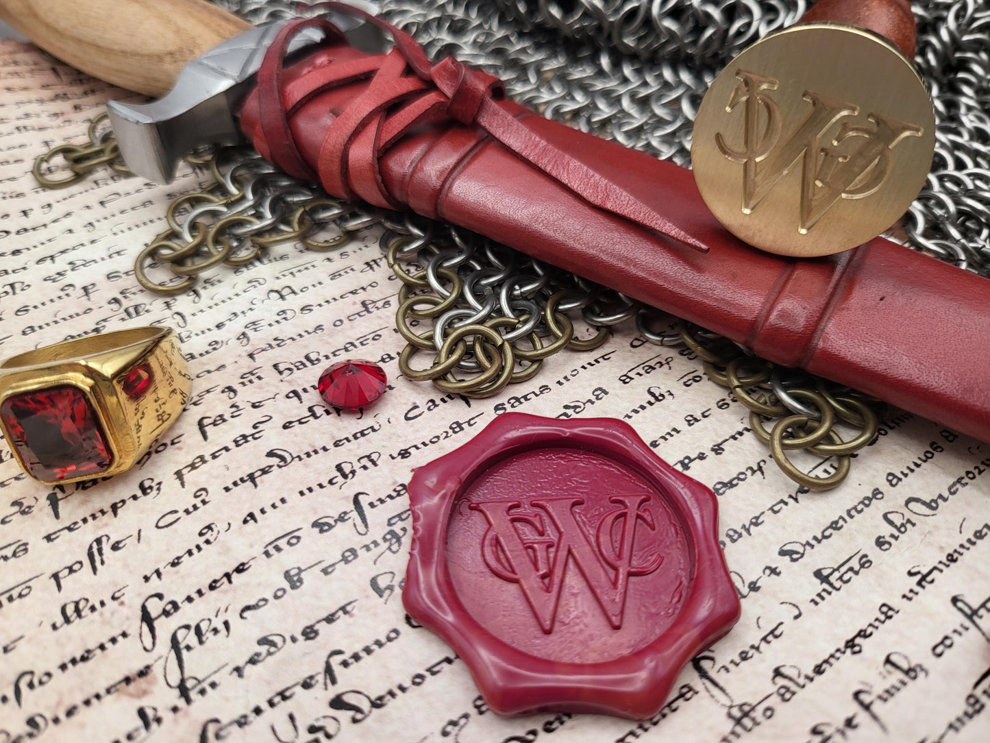 Dutch West India Company - Geoctroyeerde Westindische Compagnie - WIC - Historical Wax Seal from the 17th Century