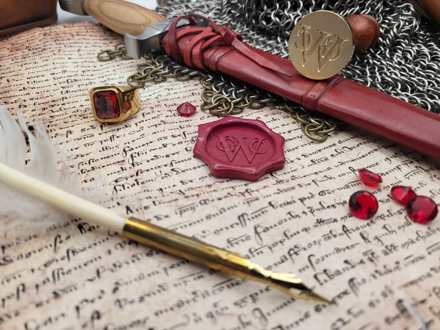 Dutch West India Company - Geoctroyeerde Westindische Compagnie - WIC - Historical Wax Seal from the 17th Century