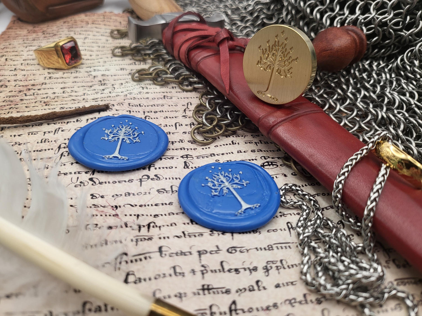 The Lord of the Rings - The White Tree of Gondor - Royal Wax Wedding Seal