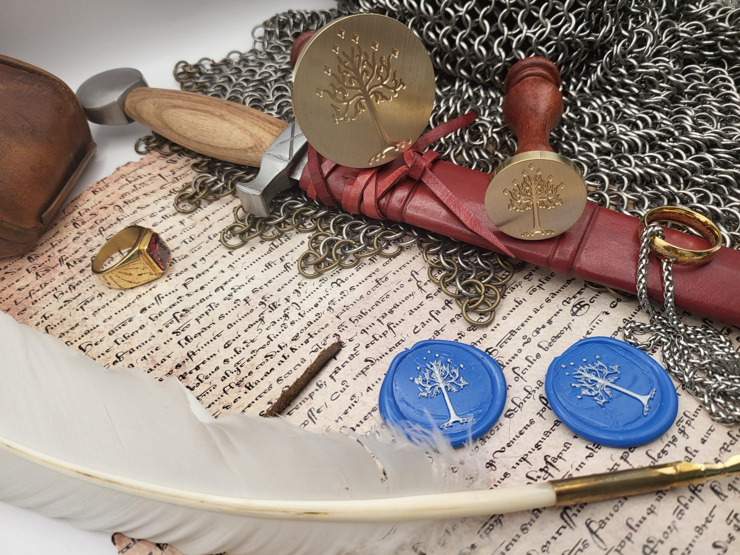 The Lord of the Rings - The White Tree of Gondor - Royal Wax Wedding Seal