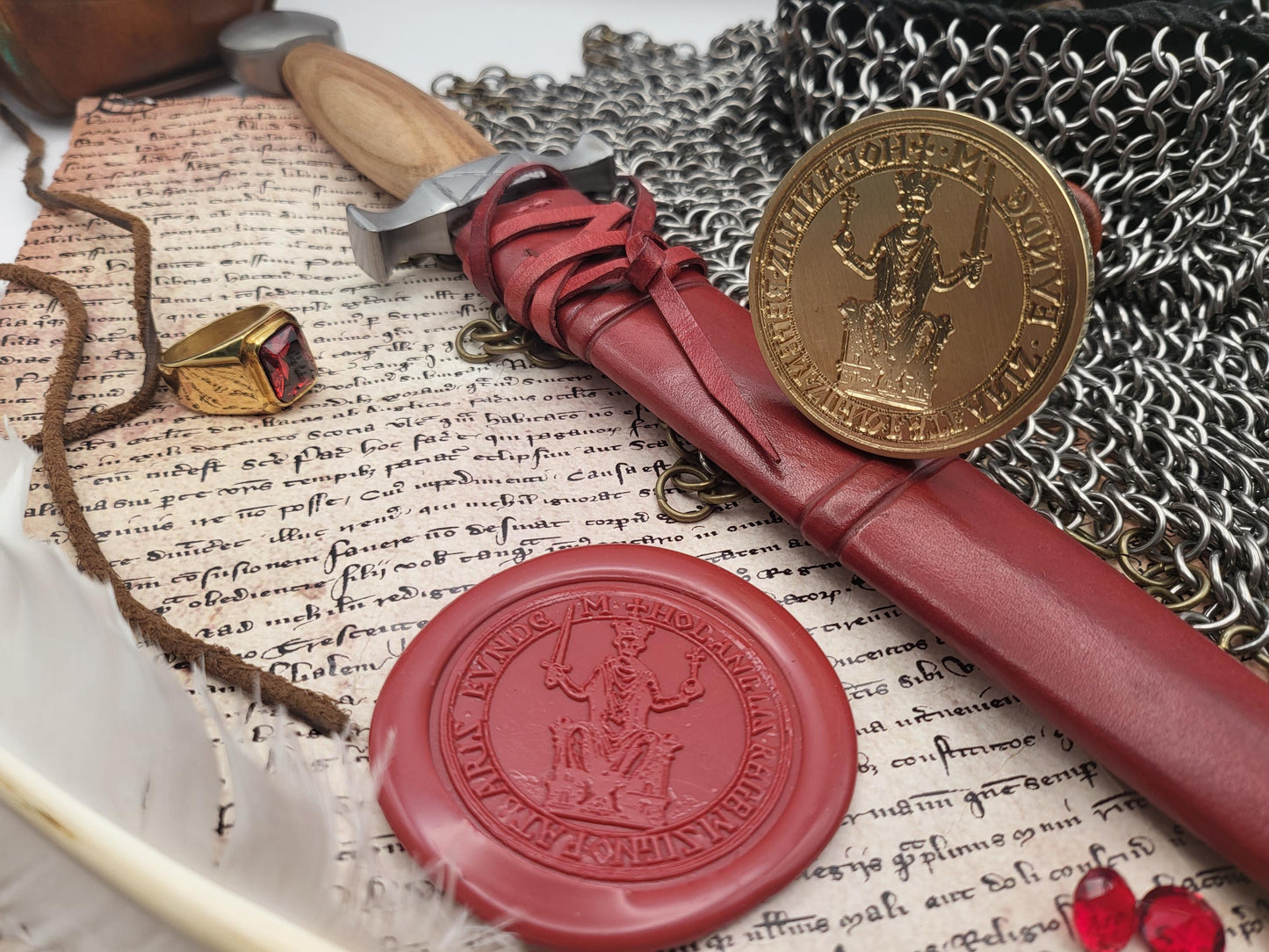 William "the Conqueror", Duke of Normandy - Historical Wax Seal from the 11th Century