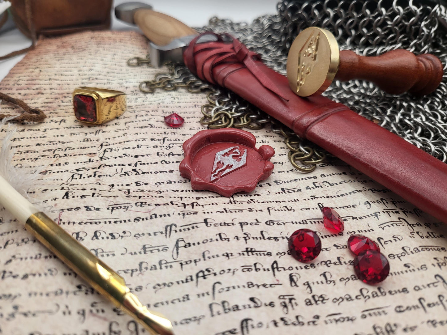 The Elder Scrolls V: Skyrim - Seal of Akatosh - Wax Seal Stamp
