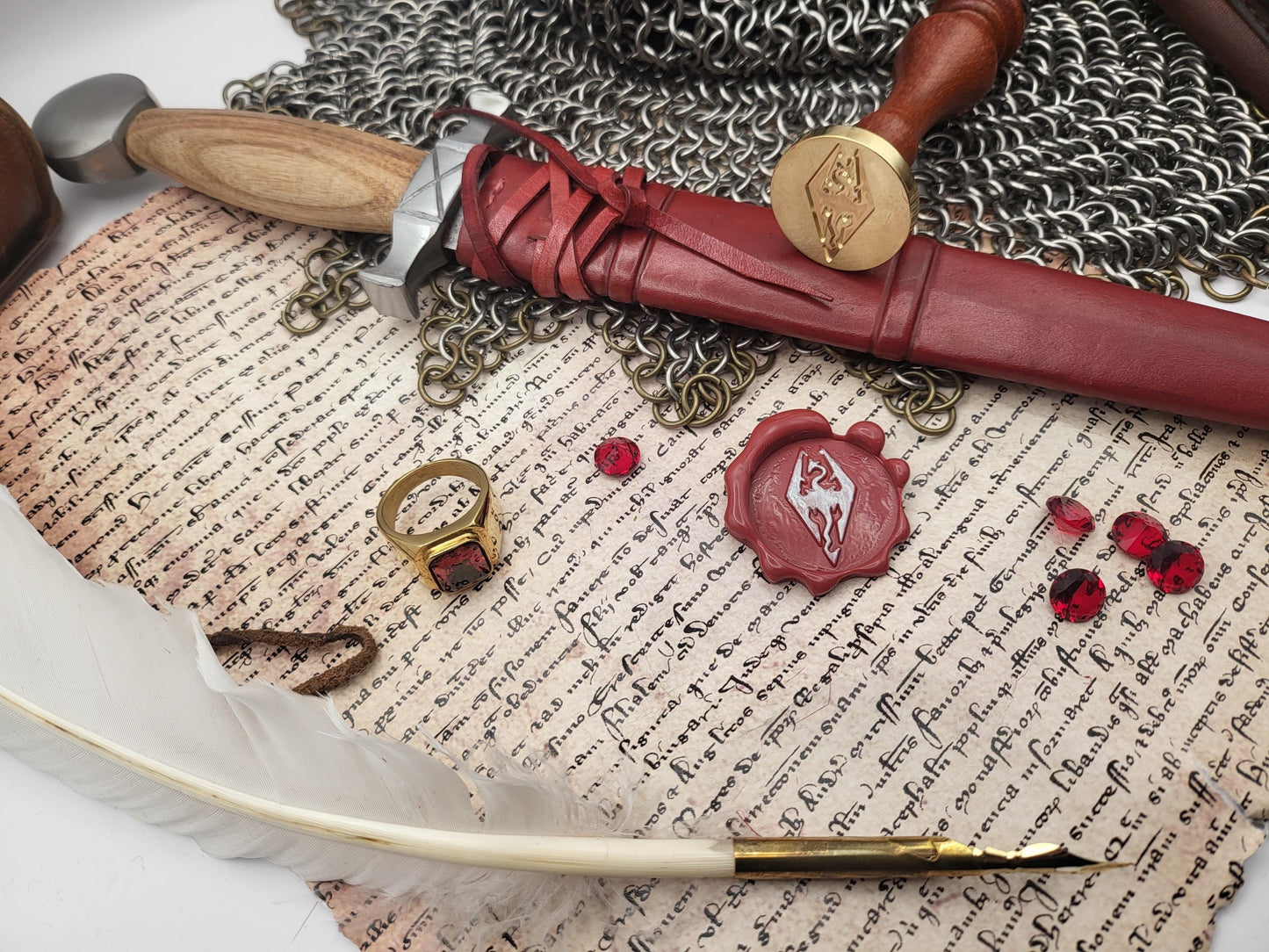 The Elder Scrolls V: Skyrim - Seal of Akatosh - Wax Seal Stamp