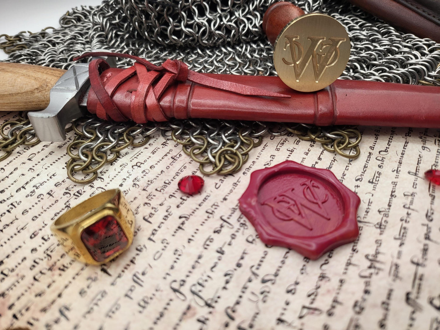 Dutch West India Company - Geoctroyeerde Westindische Compagnie - WIC - Historical Wax Seal from the 17th Century