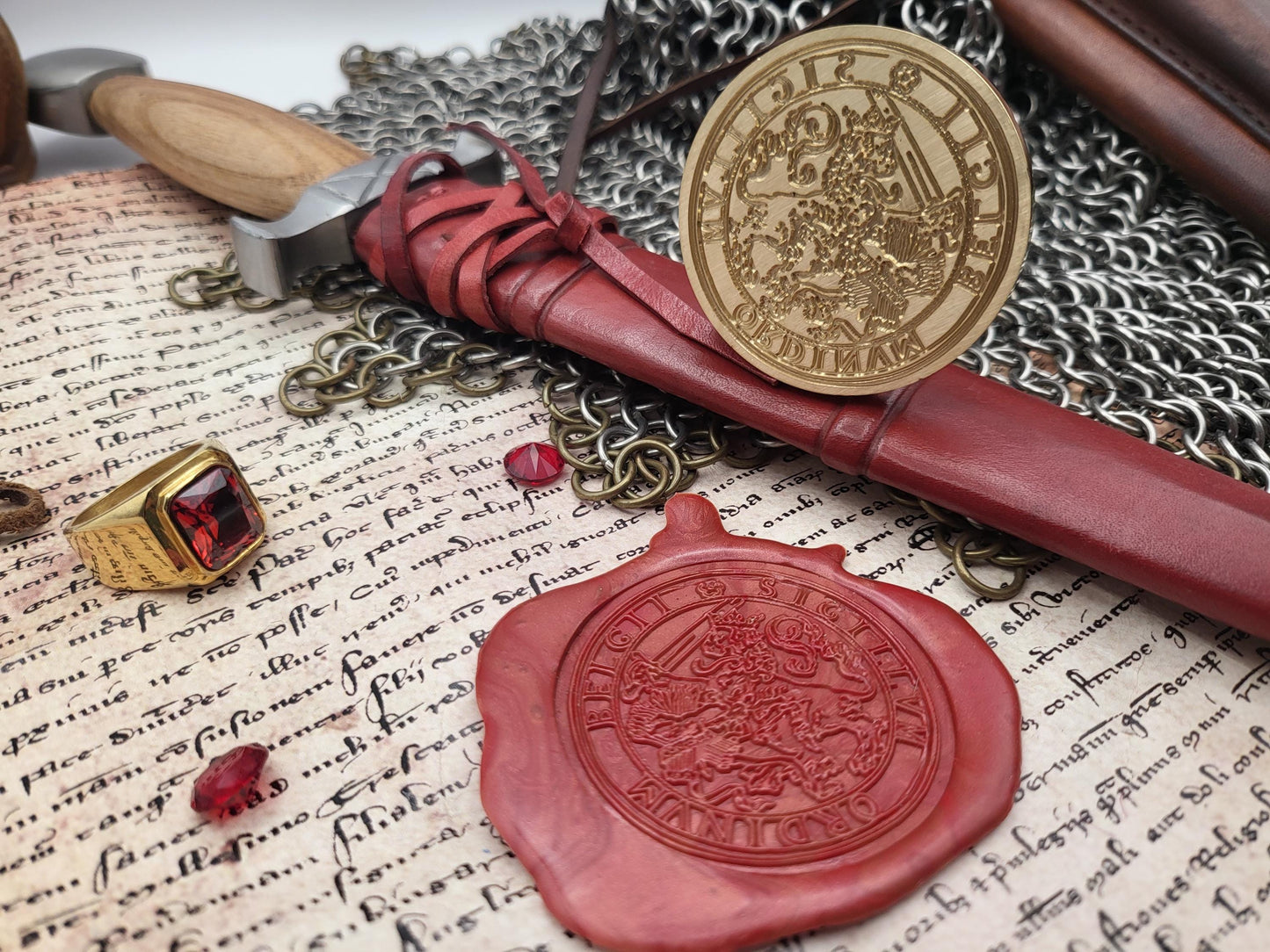 Seal of the Dutch Republic (1579) - Staten-Generaal van de zeven verenigde Nederlanden - Wax Seal Stamp - 16th Century Historical Wax Seal