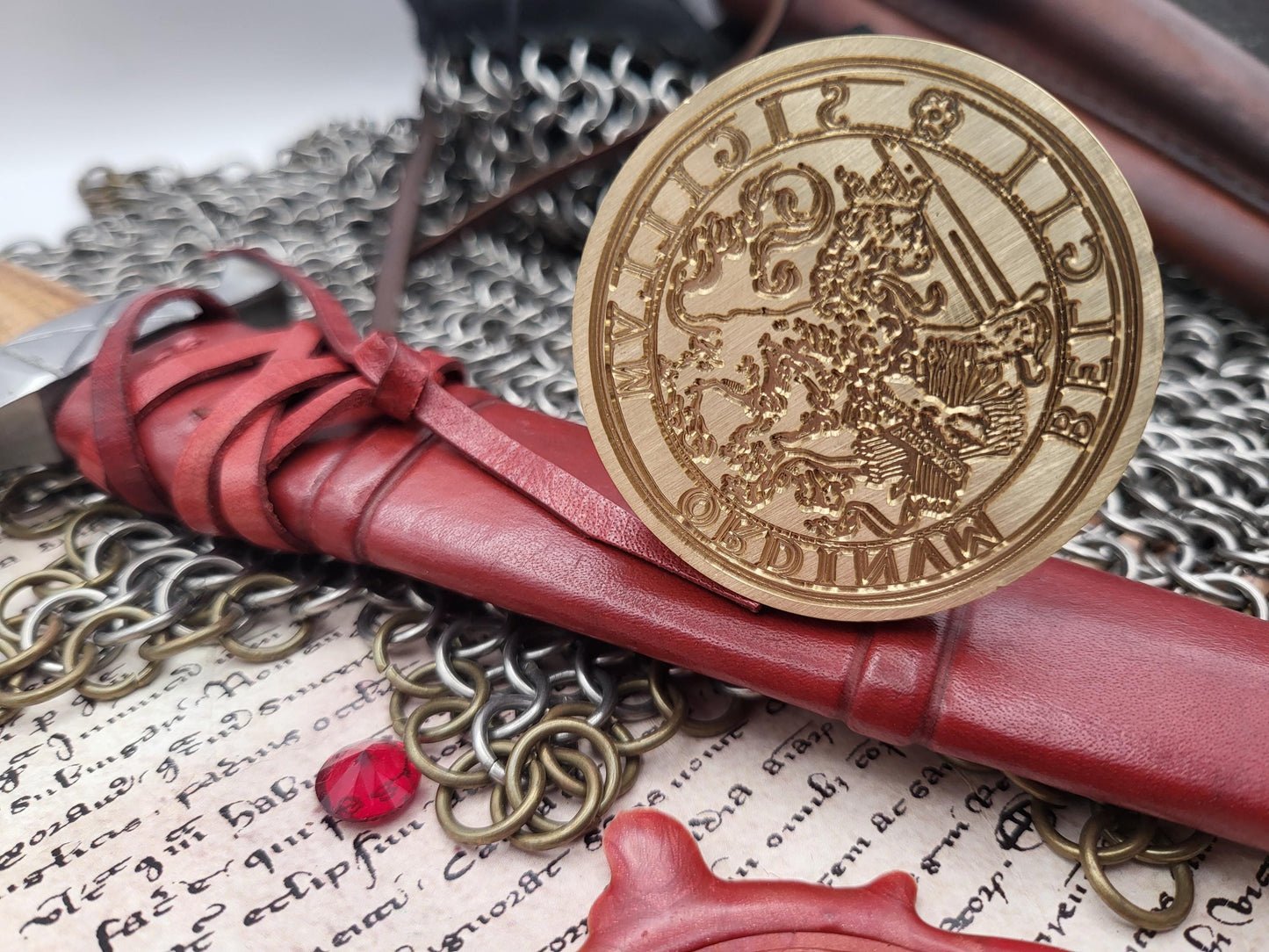 Seal of the Dutch Republic (1579) - Staten-Generaal van de zeven verenigde Nederlanden - Wax Seal Stamp - 16th Century Historical Wax Seal