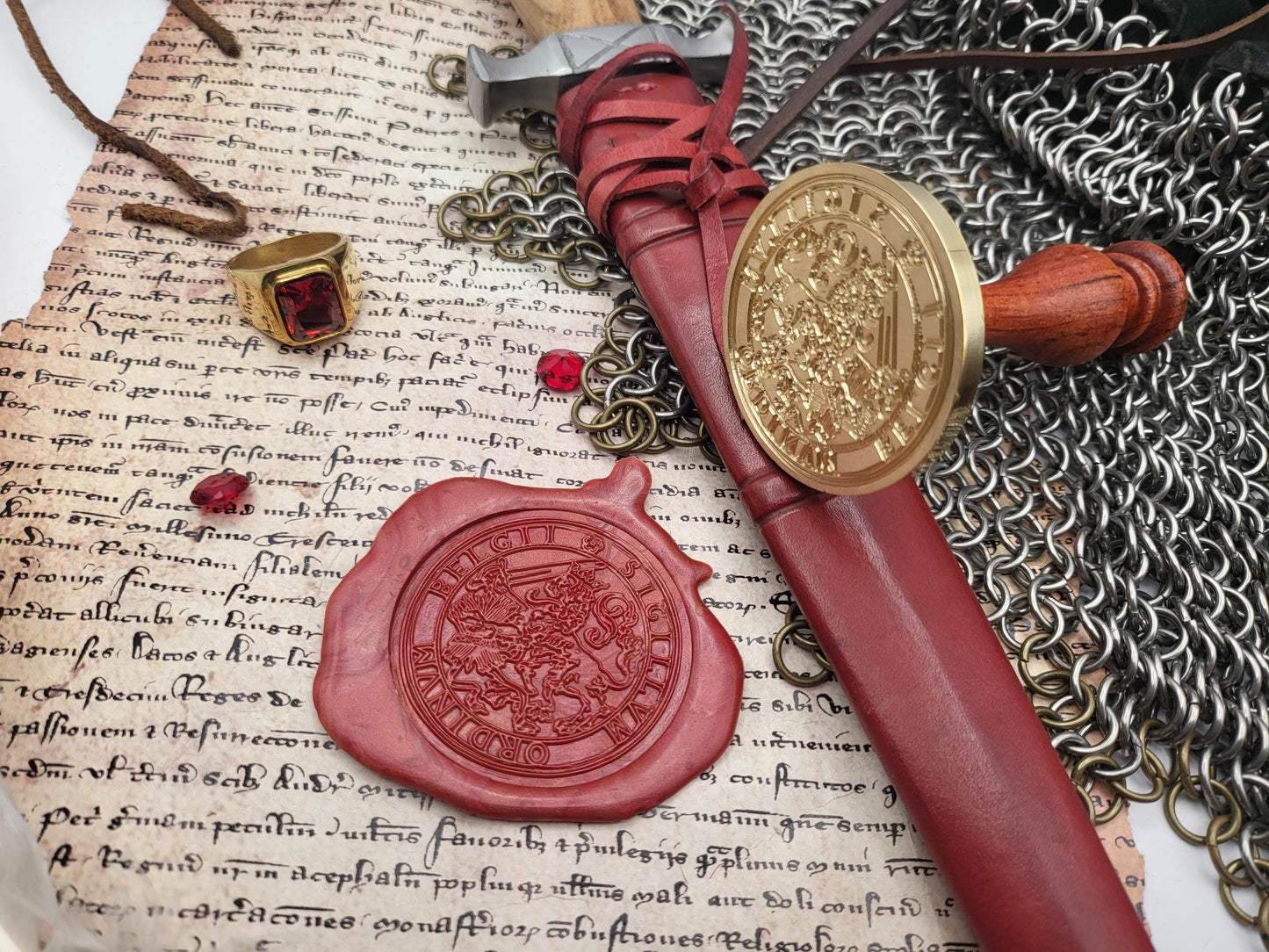Seal of the Dutch Republic (1579) - Staten-Generaal van de zeven verenigde Nederlanden - Wax Seal Stamp - 16th Century Historical Wax Seal