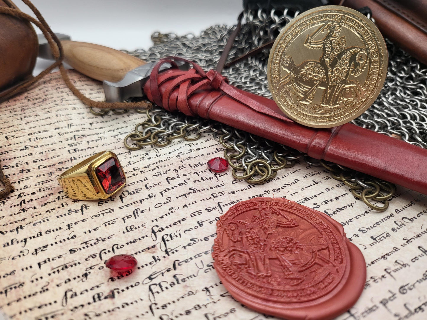 The Black Prince - Edward of Woodstock, Prince of Wales - 14th Century Historical Wax Seal