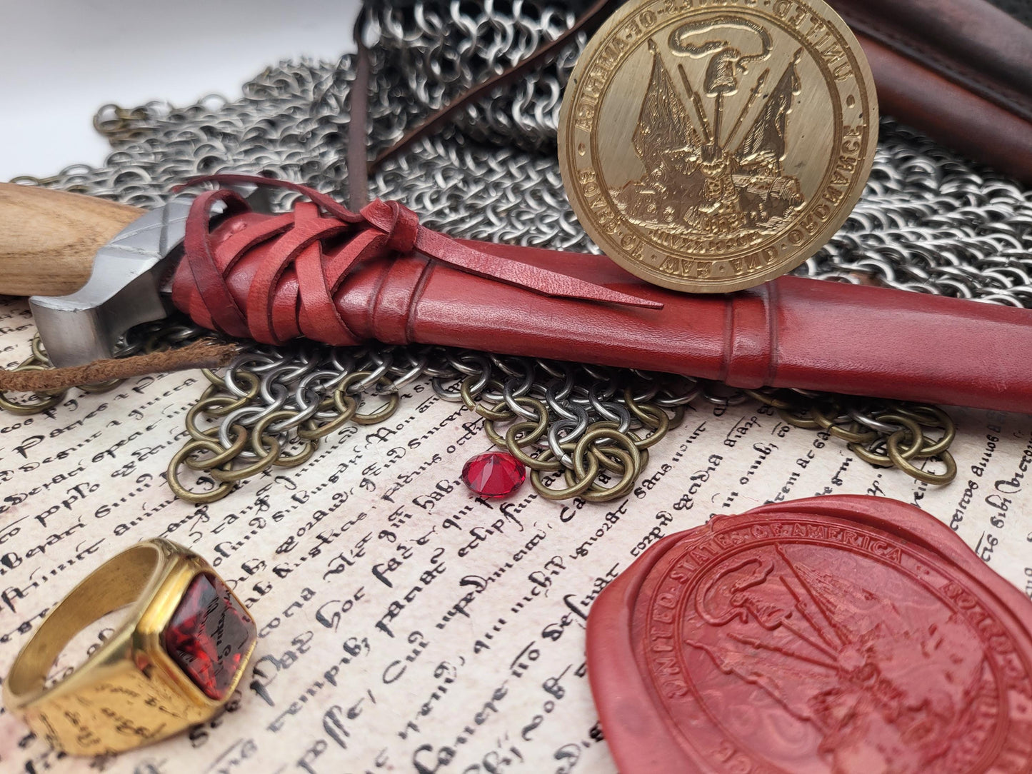 Seal of the Board of War and Ordnance – Continental Congress – 18th Century Wax Seal Stamp