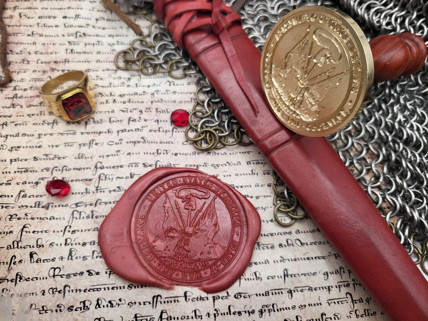 Seal of the Board of War and Ordnance – Continental Congress – 18th Century Wax Seal Stamp