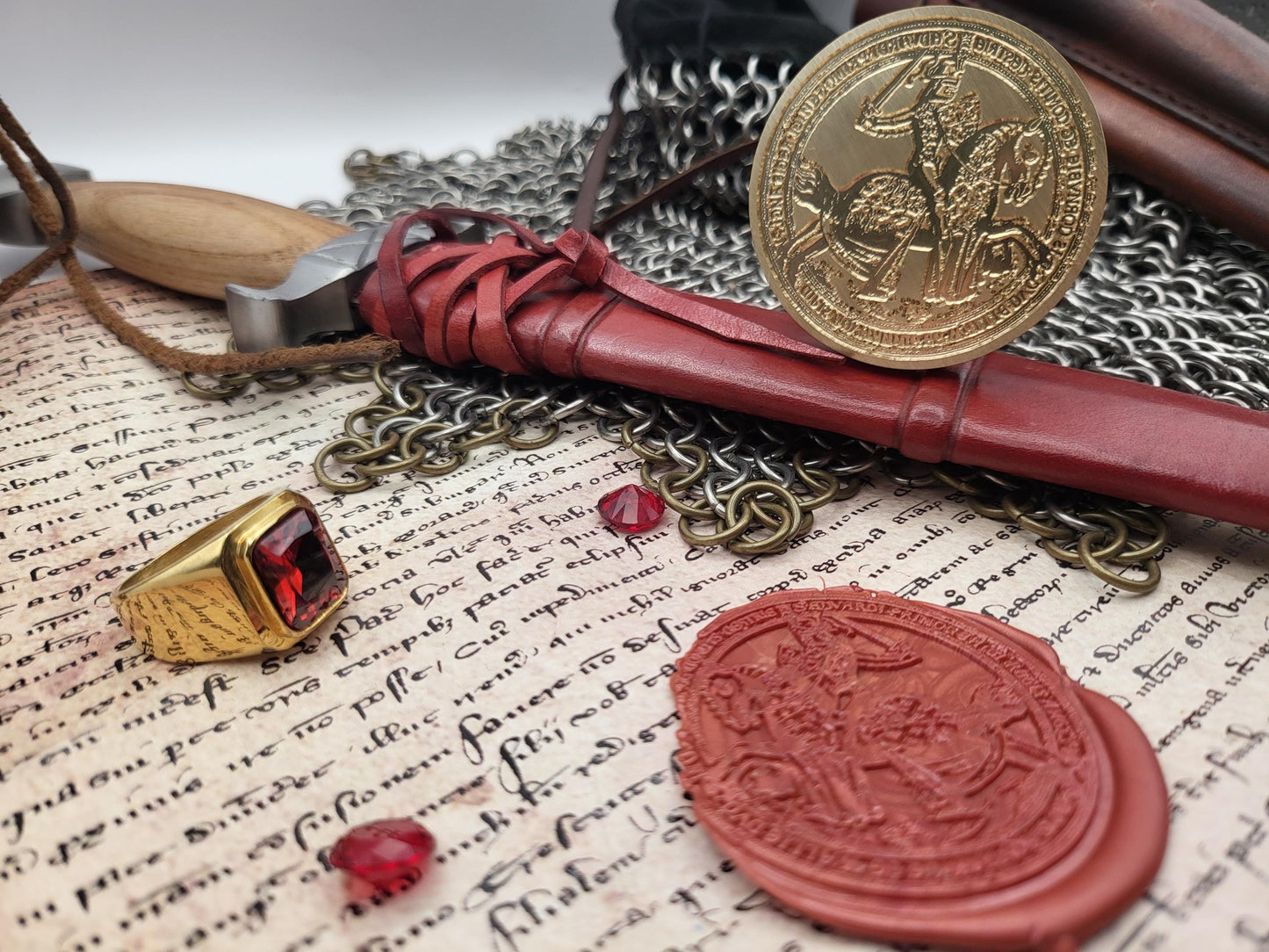 The Black Prince - Edward of Woodstock, Prince of Wales - 14th Century Historical Wax Seal