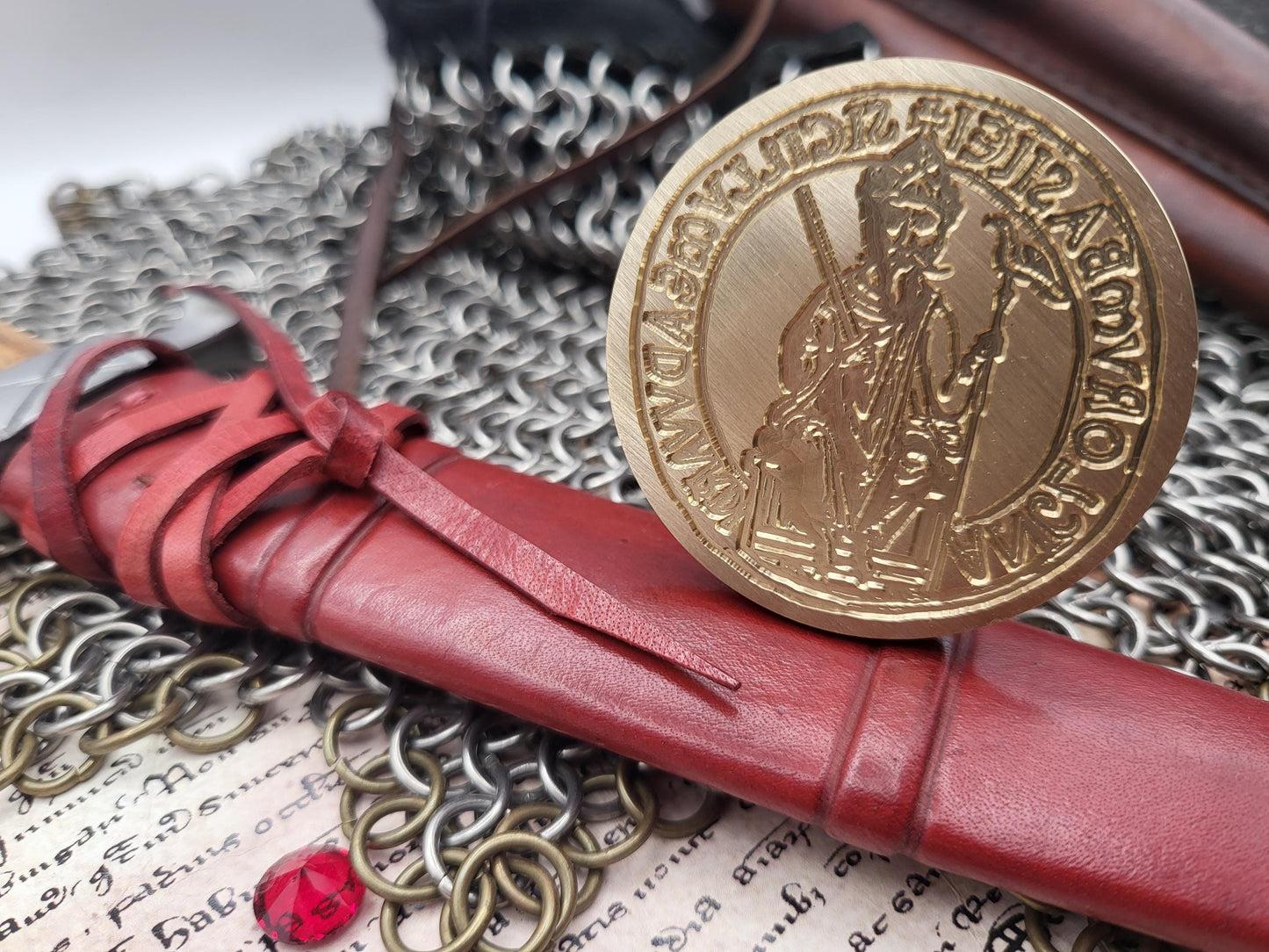 Saint Edward the Confessor, King of England - 11th Century Historical Wax Seal