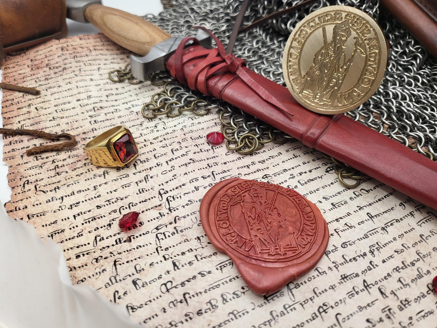Saint Edward the Confessor, King of England - 11th Century Historical Wax Seal