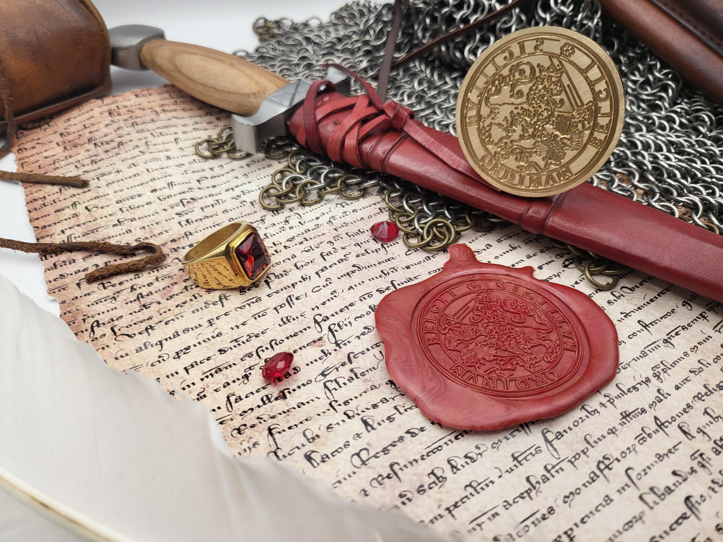 Seal of the Dutch Republic (1579) - Staten-Generaal van de zeven verenigde Nederlanden - Wax Seal Stamp - 16th Century Historical Wax Seal